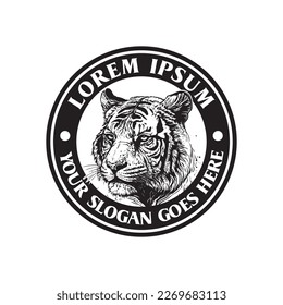 tiger logo , animal logo vector