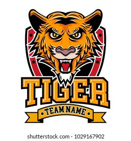 tiger logo badge