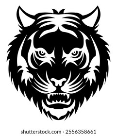 tiger logo creative and original for your business or company logotype vector illustration isolated on white background