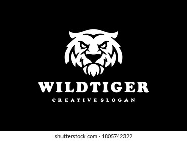 tiger logo creative vintage emblem template
