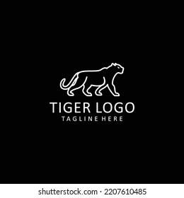 Tiger logo design icon tamplate