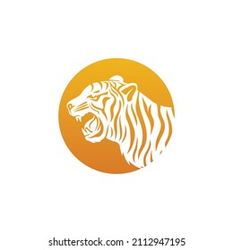 Tiger logo design mascot elegant