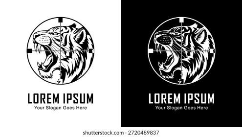 Tiger Logo Design, das derzeit in der Aufnahme ist