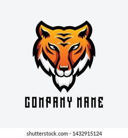 tiger logo design vector illustration