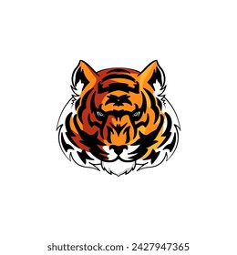Tiger logo design vector illustration