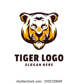 Tiger logo design vector template