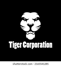 Tiger logo emblem template mascot symbol for business or corporation