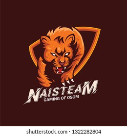 tiger logo esports gaming