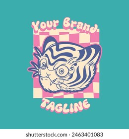 Tiger logo. head tiger vector illustration. Logo tiger