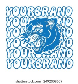 Tiger logo. head tiger vector illustration. Logo tiger	
