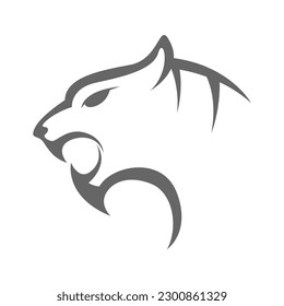 Tiger logo icon design illustration