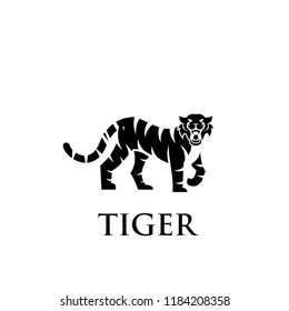 tiger logo icon designs vector