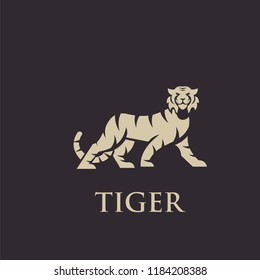 tiger logo icon designs vector