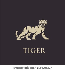 tiger logo icon designs vector