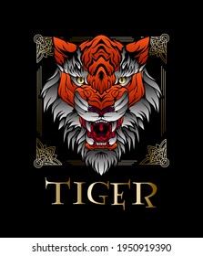 tiger logo illustration design for sukajan is mean japan traditional cloth or t-shirt,Embroidery Men T-shirts Summer Casual Short Sleeve Hip Hop T Shirt Streetwear