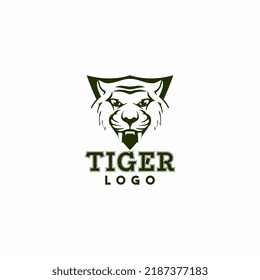 tiger logo illustration vector design