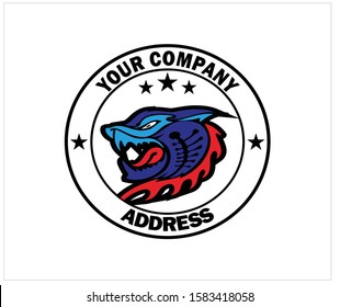 tiger logo - Mascot Emblem for sports teams. Vector illustration for company logos, banners, posters, and for ea sports