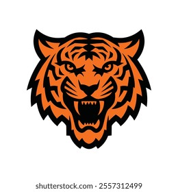 A Tiger Logo on white background
