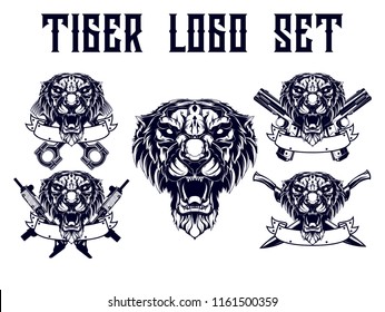 Tiger Logo Set 