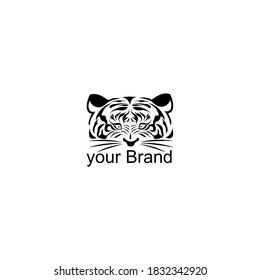 Tiger Eye Logo Tribal Tattoos Tshirt Stock Vector (Royalty Free ...