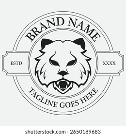 The tiger logo symbolizes strength, agility, and boldness, capturing the fierce and majestic spirit of the wild predator.