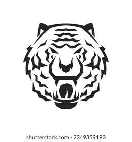 tiger logo template Isolated. Brand Identity. Icon Abstract Vector graphic