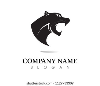 Black Wolf Logo Vector Illustration Design Stock Vector (Royalty Free ...