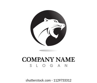 Tiger logo template vector icon design
