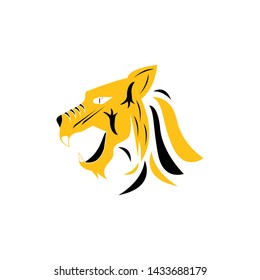 Tiger Logo Template vector icon illustration design