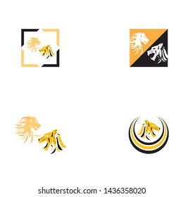 Tiger Logo Template vector icon illustration design