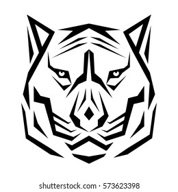 Tiger logo template vector icon design
