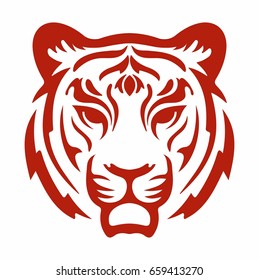 Tiger logo vector creative design 