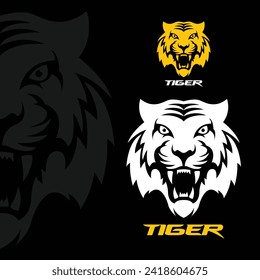 Tiger Logo. Vector tiger logo design. EPS10