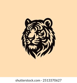 Tiger logo vector design illustration