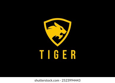 tiger logo vector icon illustration