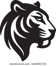 Arte de Ilustración vectorial del logotipo del tigre