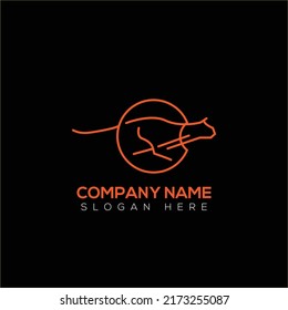 Tiger logo vector illustration design 