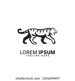 Tiger logo vector illustration design