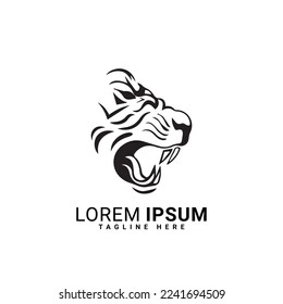 Tiger logo vector illustration design