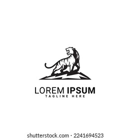 Tiger logo vector illustration design