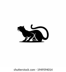 Tiger-Logo, Vektorgrafik, Vektorgrafik für Retro-Logos, 
Embleme, Abzeichen, Etikettenvorlagen.