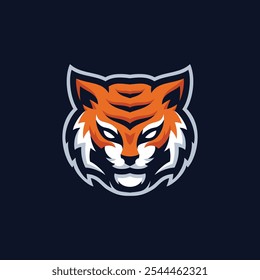 Logotipo Mascote Tiger para jogos e esportes