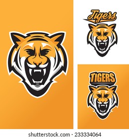 Tiger mascot for sport teams