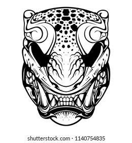 tiger mask illustration