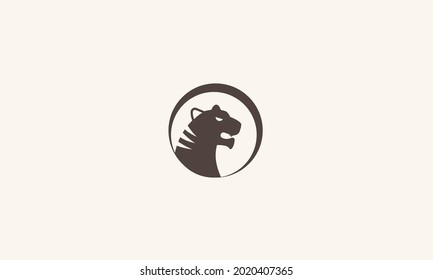 Tiger minimal vector logo design