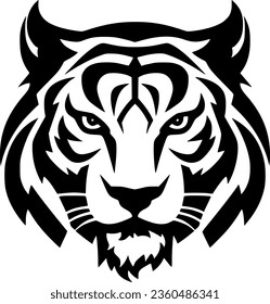 Tiger | Minimalist and Simple Silhouette - Vector illustration