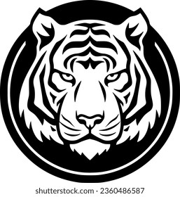 Tiger | Minimalist and Simple Silhouette - Vector illustration