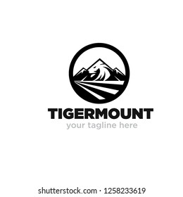 tiger mount logo designs