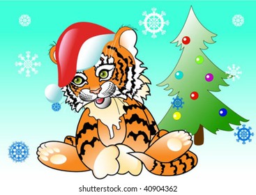 Tiger New Year tree