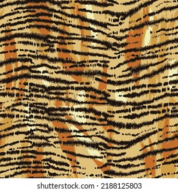 Tiger pattern, animal leather seamless design